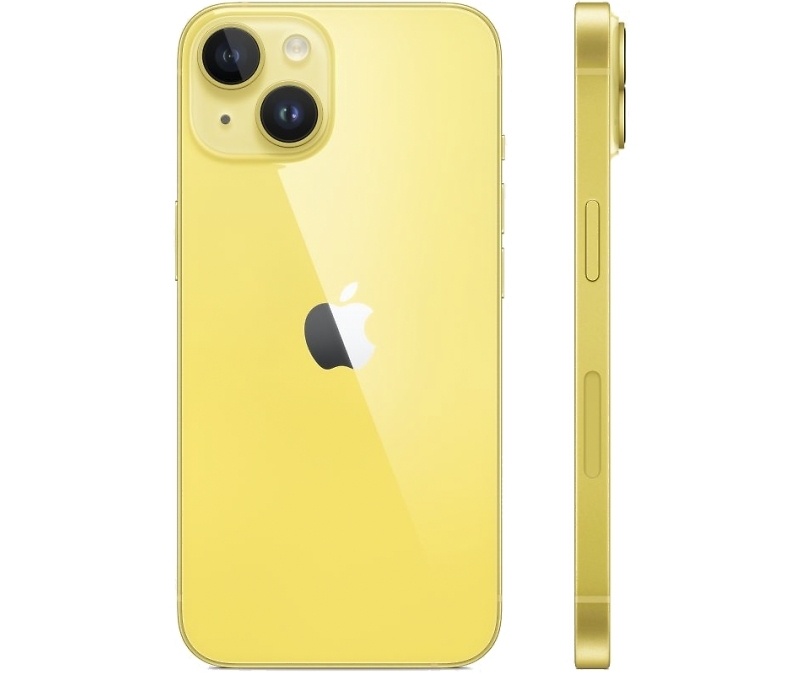 Смартфон Apple iPhone 14 128Гб Dual Sim, (Желтый) Yellow Фото 1