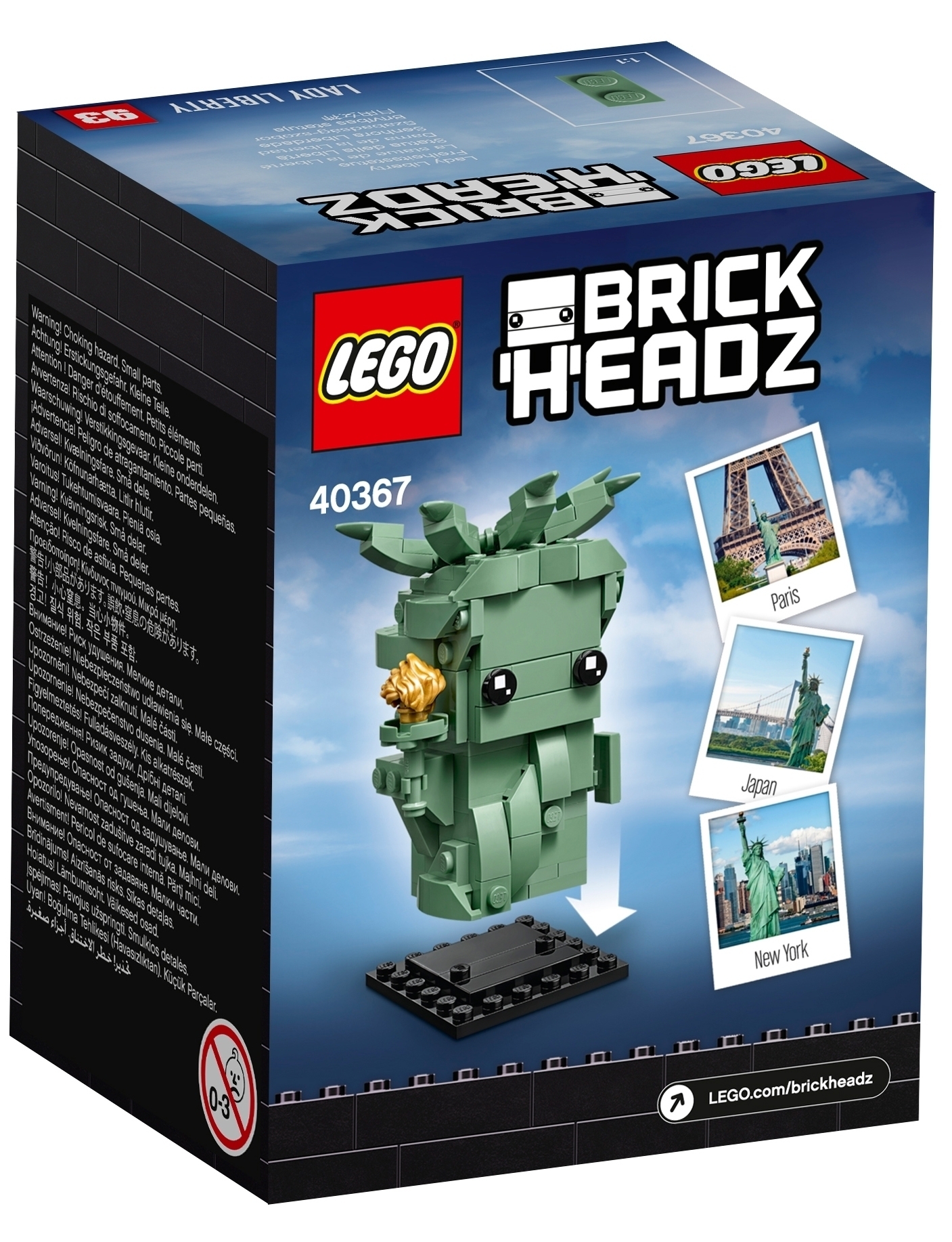 Конструктор LEGO BrickHeadz 40367 Статуя Свободы Фото 5