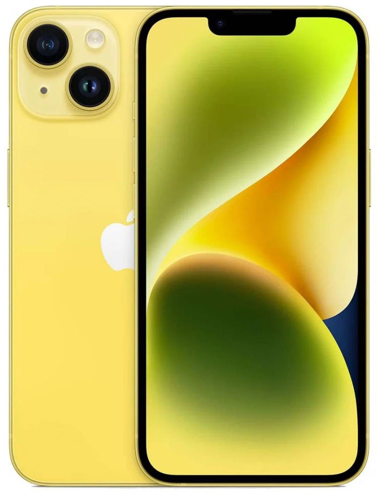 Смартфон Apple iPhone 14 128Гб Dual Sim, (Желтый) Yellow Фото 0