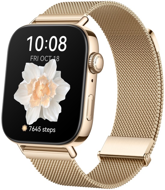 Смарт-часы  HUAWEI Watch Fit 3 SLO-B09, Золотистый Миланская петля Фото 0