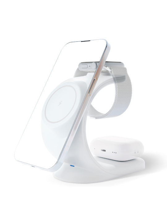 Беспроводное зарядное устройство vlp Powerstand 3in1, белый Фото 0