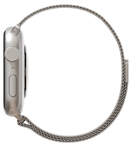Ремешок VLP Milanese Band для Apple Watch 42/44/45mm, серебристый Фото 1
