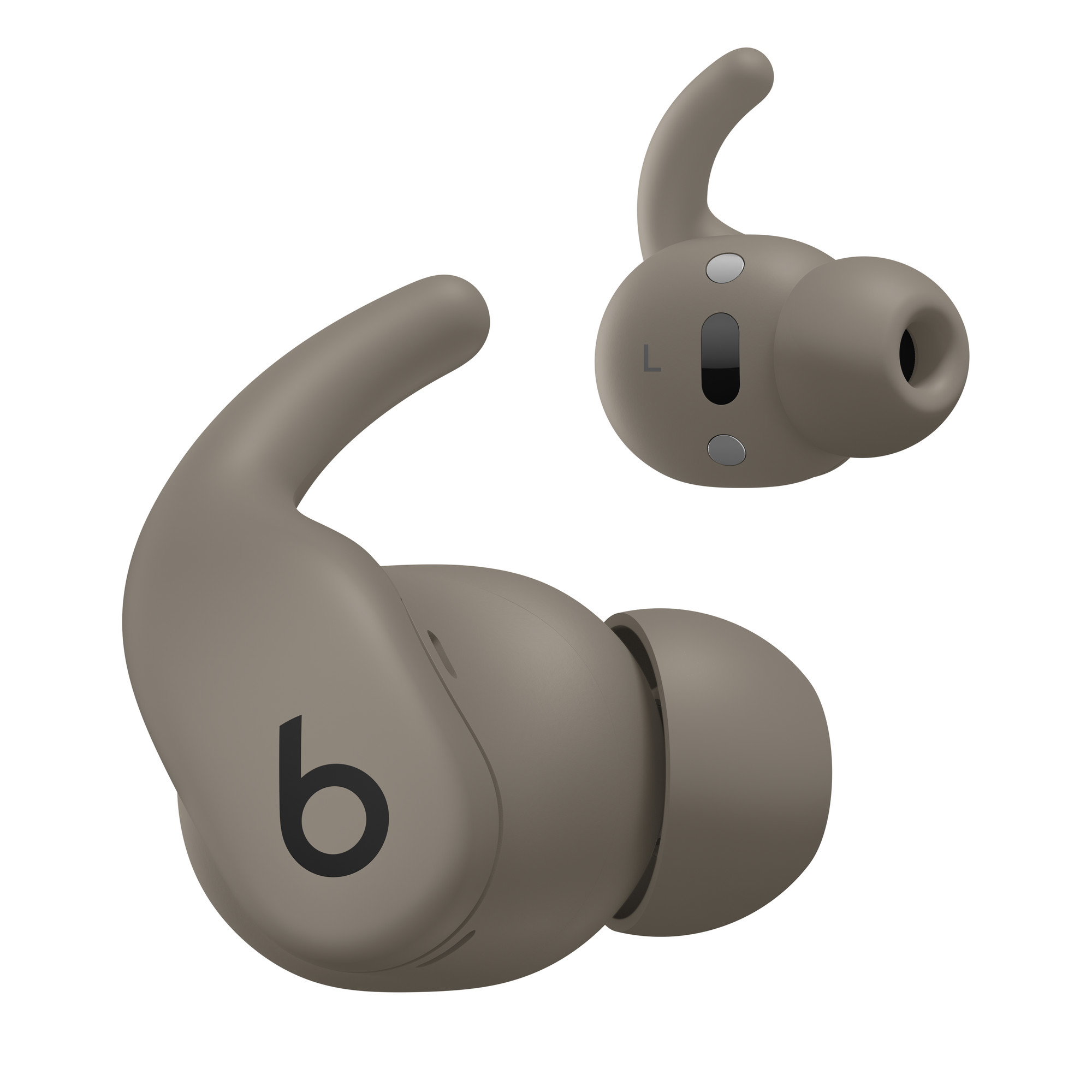 Беспроводные наушники Beats Powerbeats Fit Earbuds, серый (Gravel Grey) Фото 2