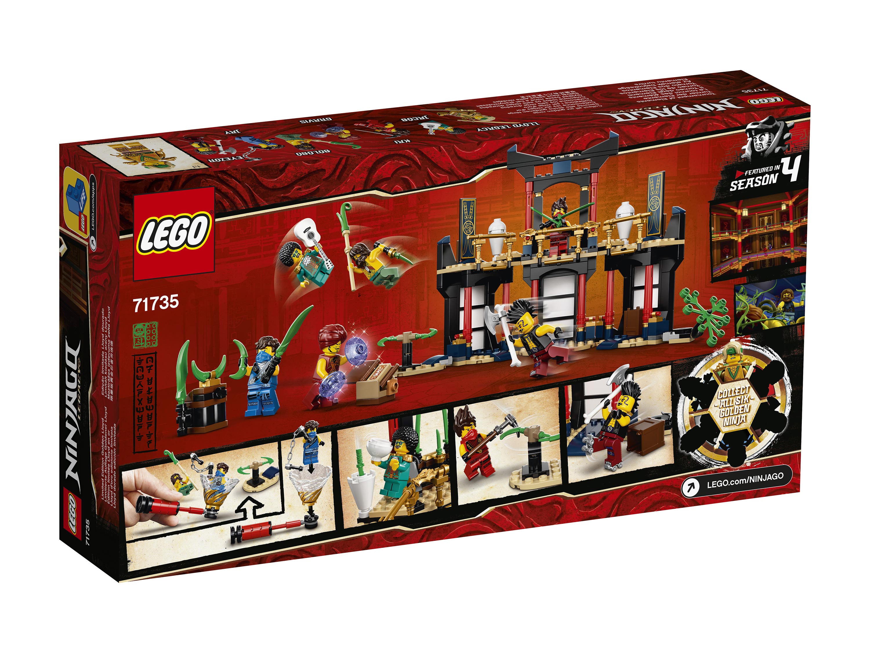 Конструктор LEGO Ninjago 71735 Турнир стихий Фото 5