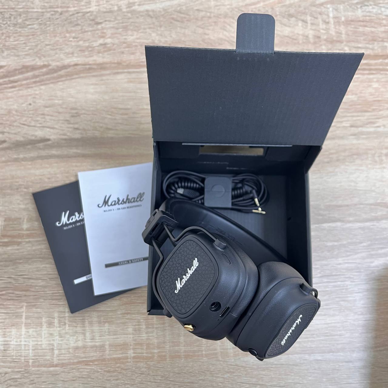 Беспроводные наушники Marshall Major 5, черный_element_detail_photo