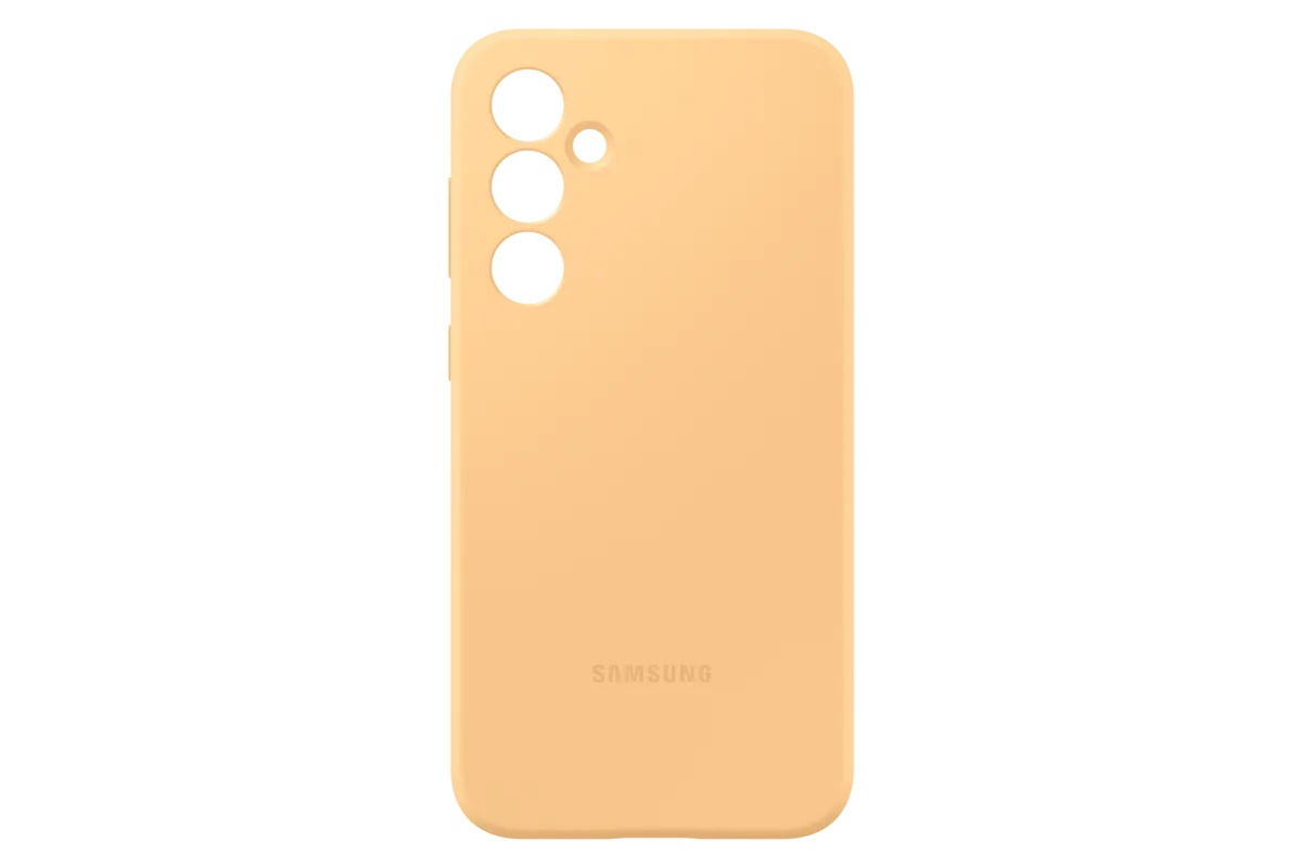 Чехол-накладка Samsung Silicone Case S23 FE, абрикосовый (EF-PS711TOEGRU) Фото 3