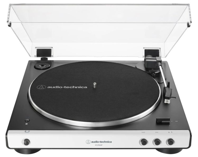 Виниловый проигрыватель Audio Technica AT-LP60XBK WH, белый Фото 0