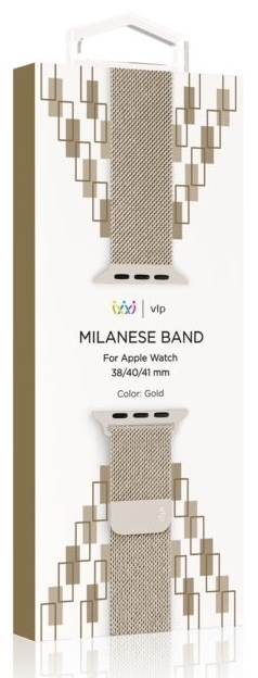 Ремешок VLP Milanese Band для Apple Watch 38/40/41mm, шампань Фото 3