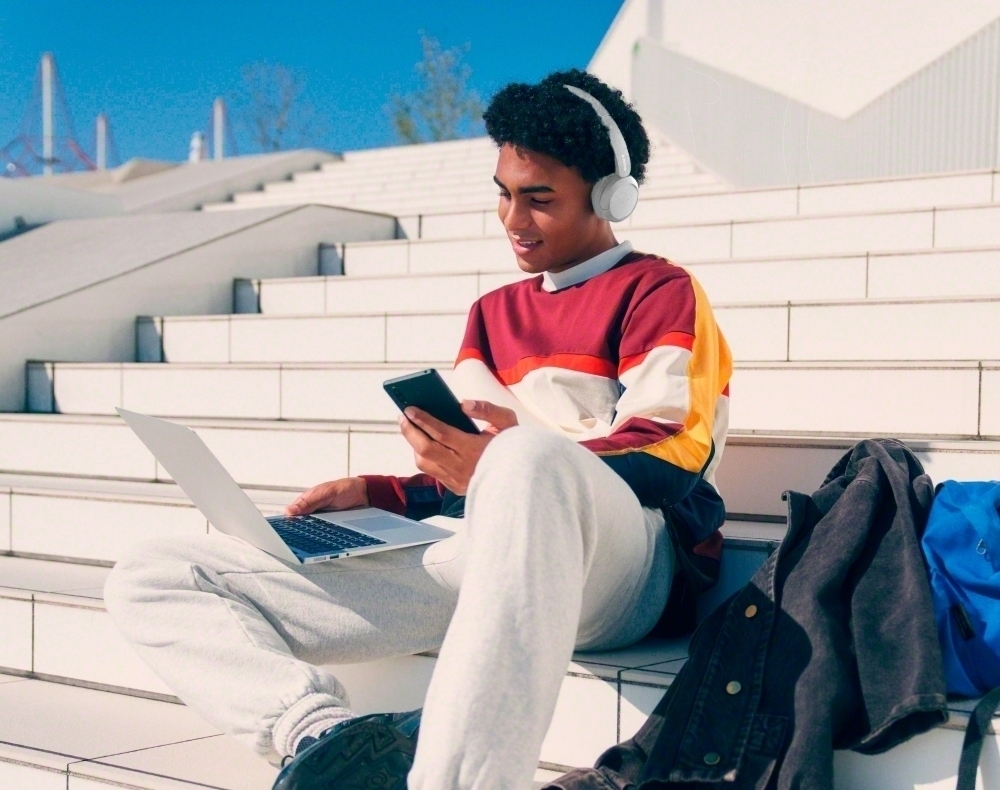 Беспроводные наушники Sony WH-CH520, White Фото 4