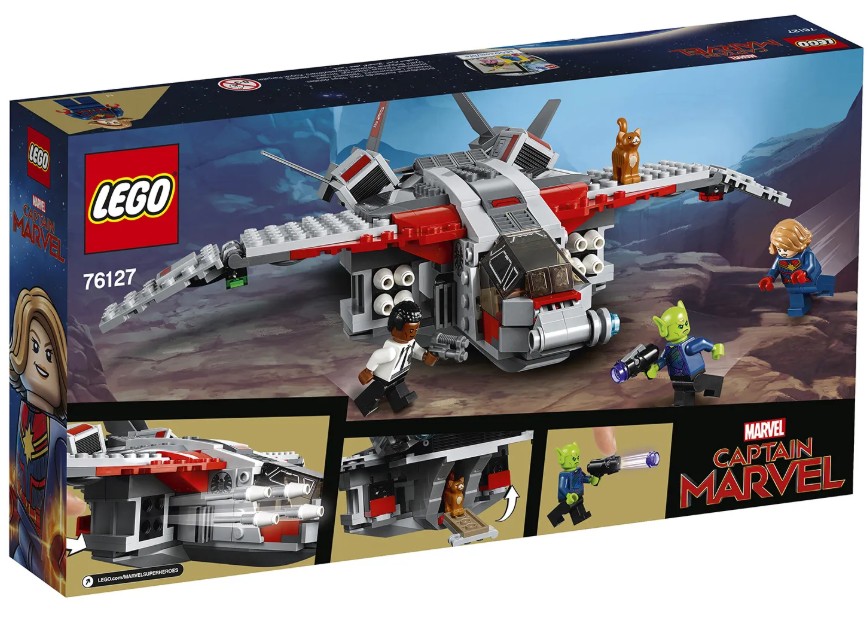 Конструктор LEGO Super Heroes 76127 Капитан Марвел и атака скруллов Фото 4