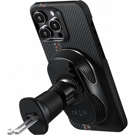 Автомобильный держатель Pitaka MagEZ Car Mount Pro 2 Qi2 (CM2402N) Фото 6