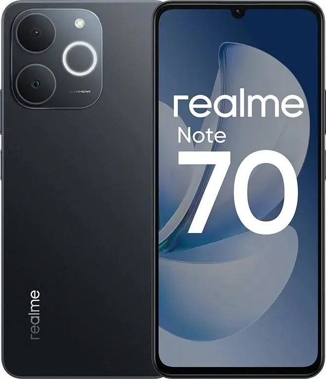 Смартфон Realme Note 70 6/128 ГБ, черный Фото 0