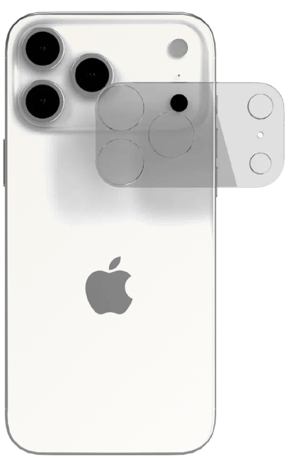 Защитное стекло VLP для камеры iPhone 17 Pro, без рамок (10610002) Фото 0