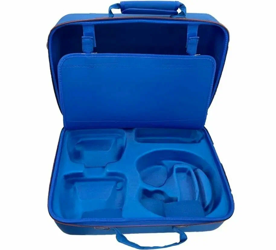 Сумка для консоли и геймпадов PS5 Slim, синий Фото 1