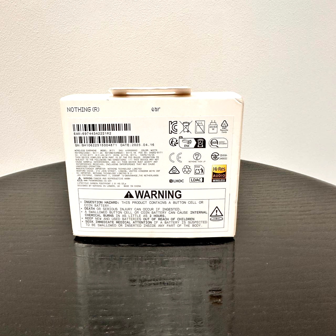 Беспроводные наушники Nothing Ear, белый Фото 3