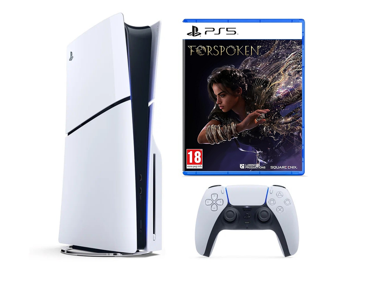 Игровая приставка Sony PlayStation 5 Slim + игра Forspoken Фото 0
