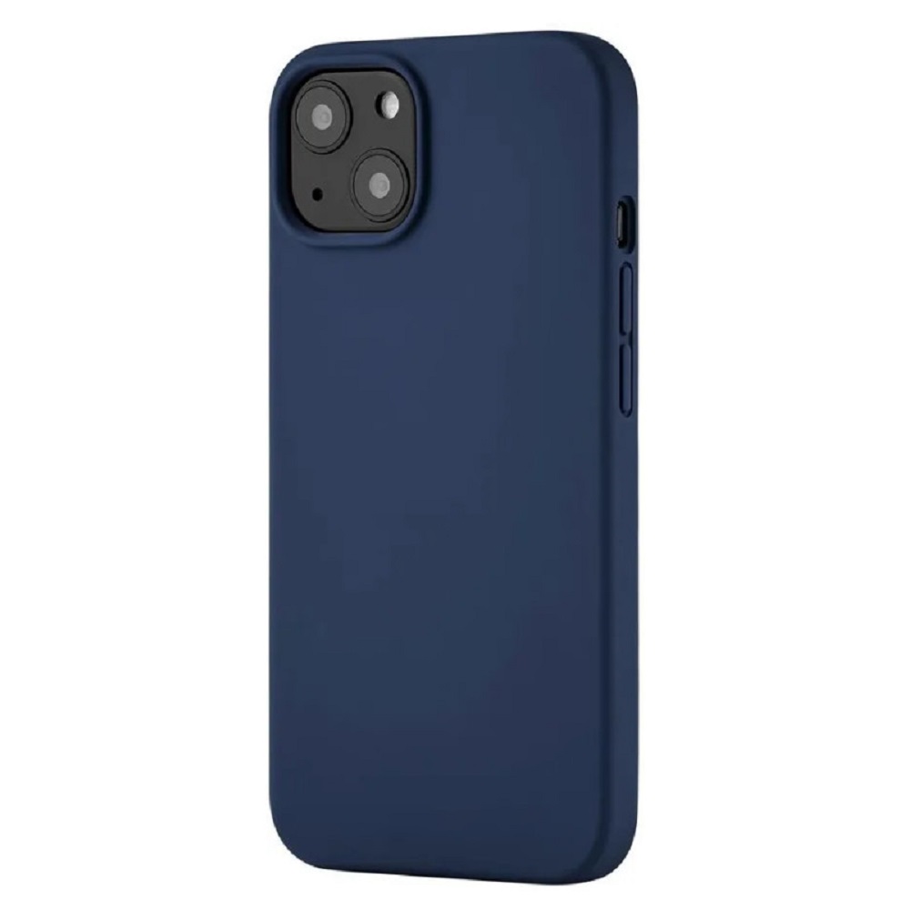 Чехол силиконовый uBear Touch Case iPhone 13, темно-синий Фото 1
