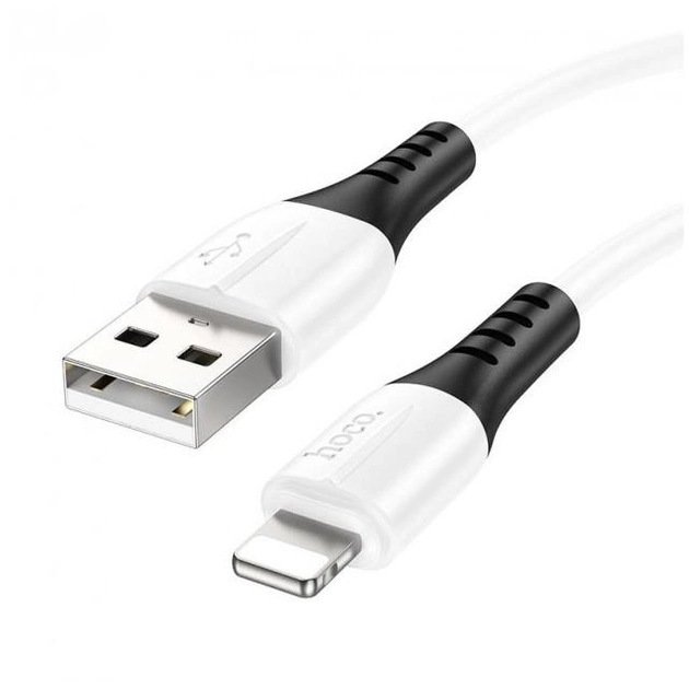 Кабель Hoco X82 USB to Lightning PD20, 1м, белый Фото 0