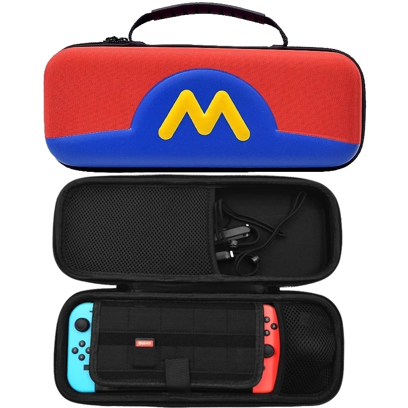 Сумка для Nintendo Switch М, красная/синяя Фото 2