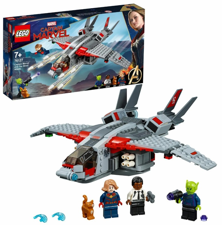 Конструктор LEGO Super Heroes 76127 Капитан Марвел и атака скруллов Фото 1
