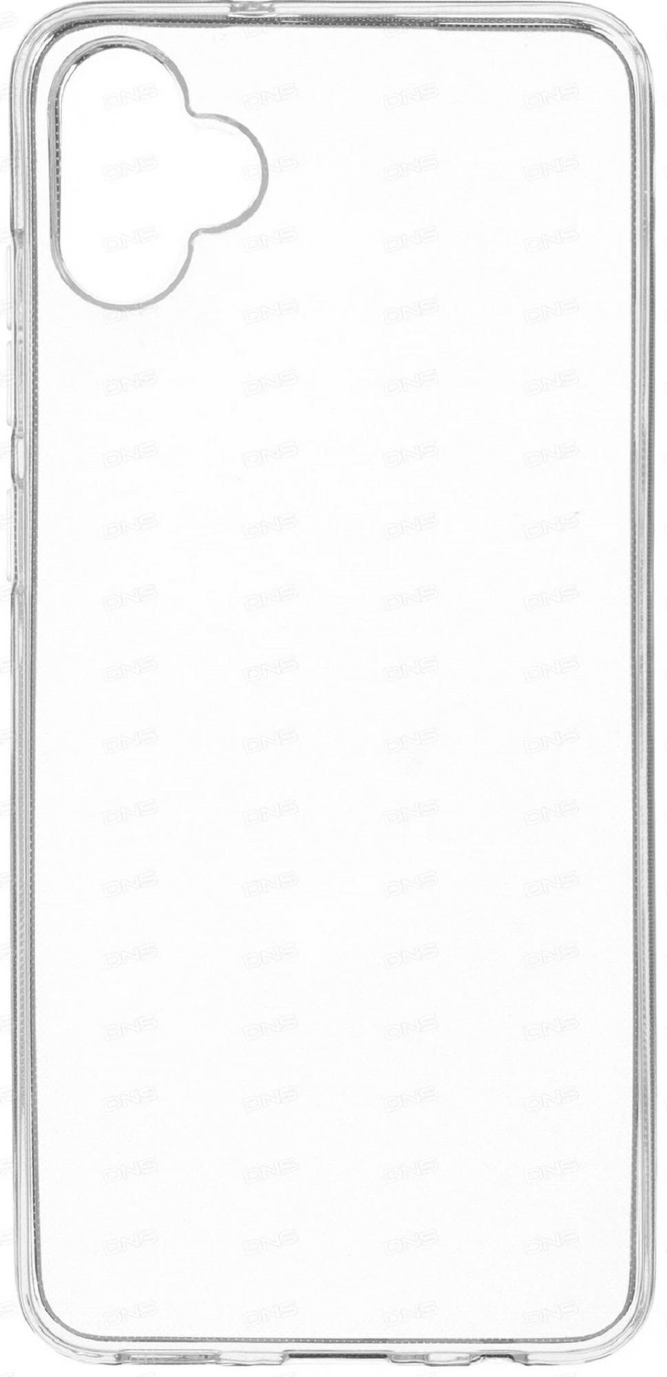 Силиконовый чехол для Samsung Galaxy A05, прозрачный Фото 0