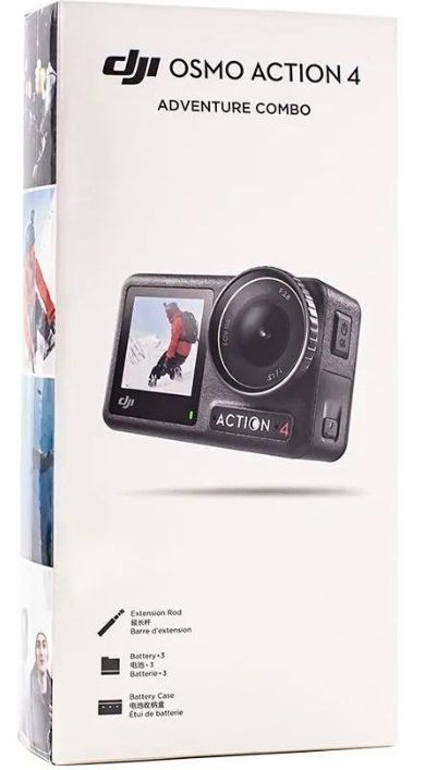 Экшн-камера DJI Osmo Action 4 Adventure Combo, черный Фото 2