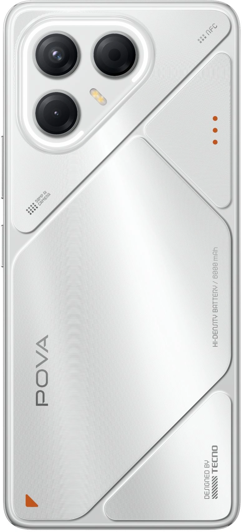 Смартфон TECNO Pova 7 5G 8/256 ГБ, серебристый Фото 2