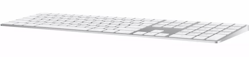 Клавиатура Apple Magic Keyboard with Numeric Keypad, серебристый (MXCJ3RS/A) Фото 5