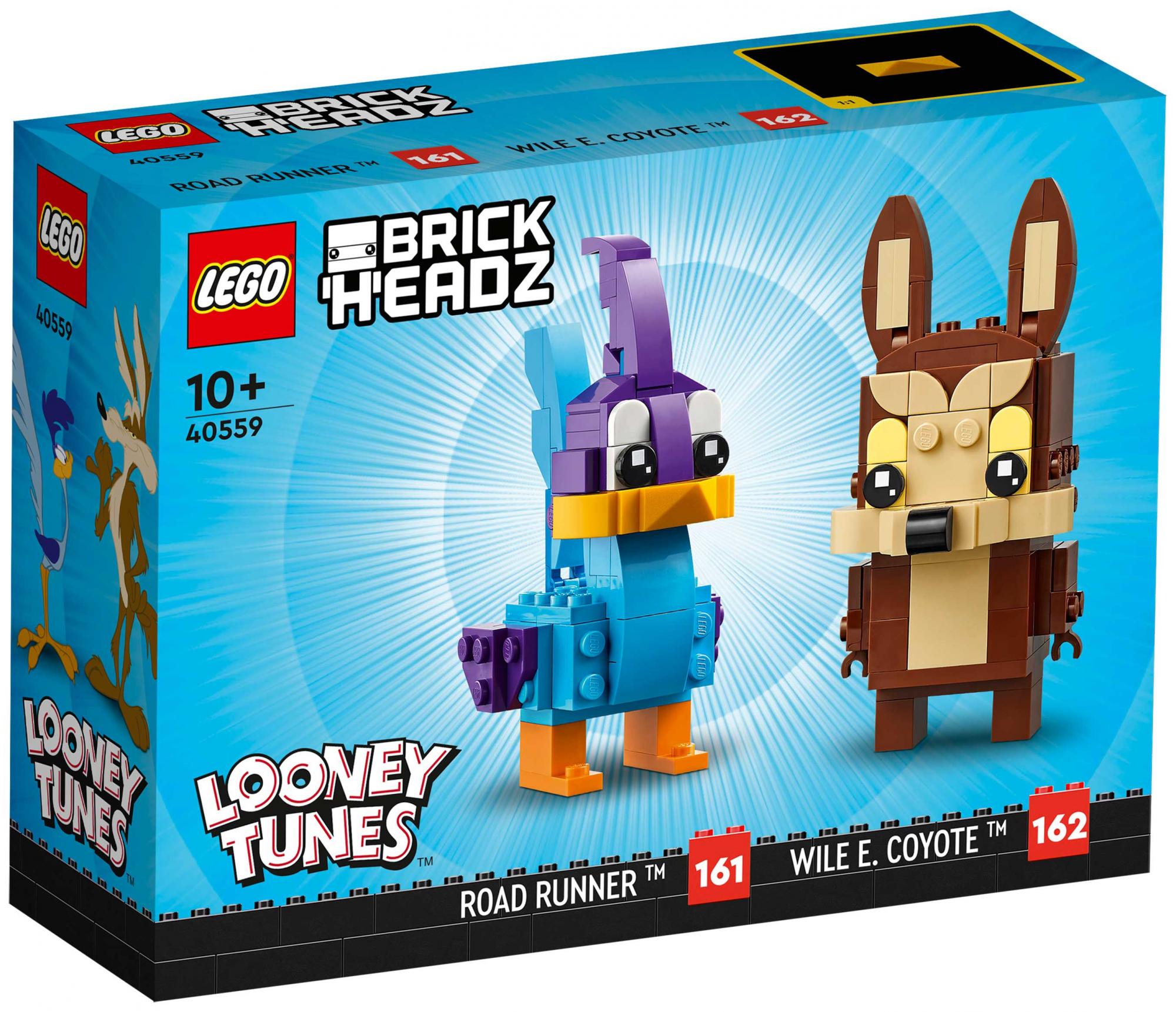 Конструктор LEGO BrickHeadz 40559 Road Runner и Wile E. Coyote Фото 0