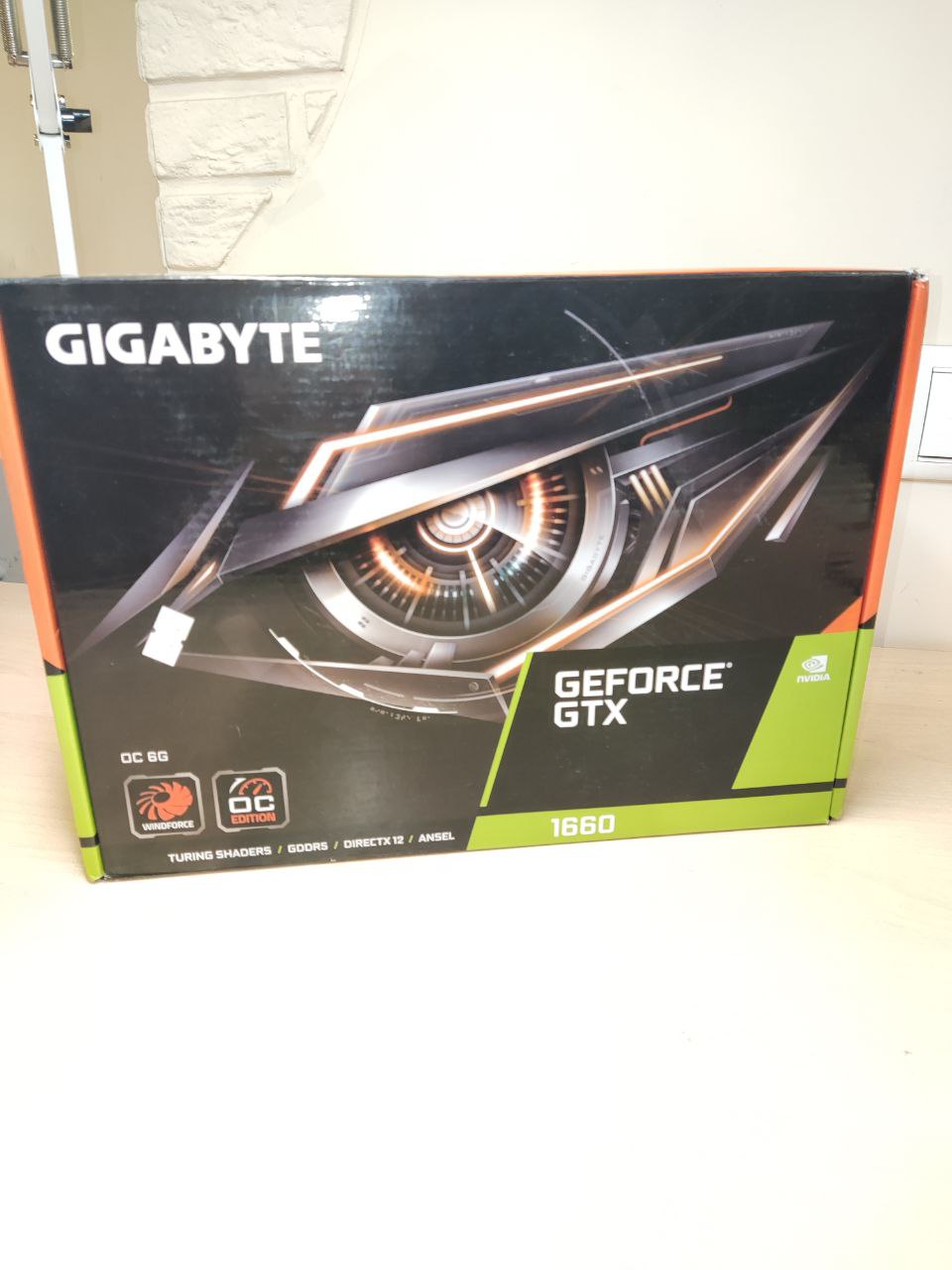 Видеокарта GIGABYTE nVidia GeForce GTX 1660, 6 ГБ, GDDR5, OC Фото 1