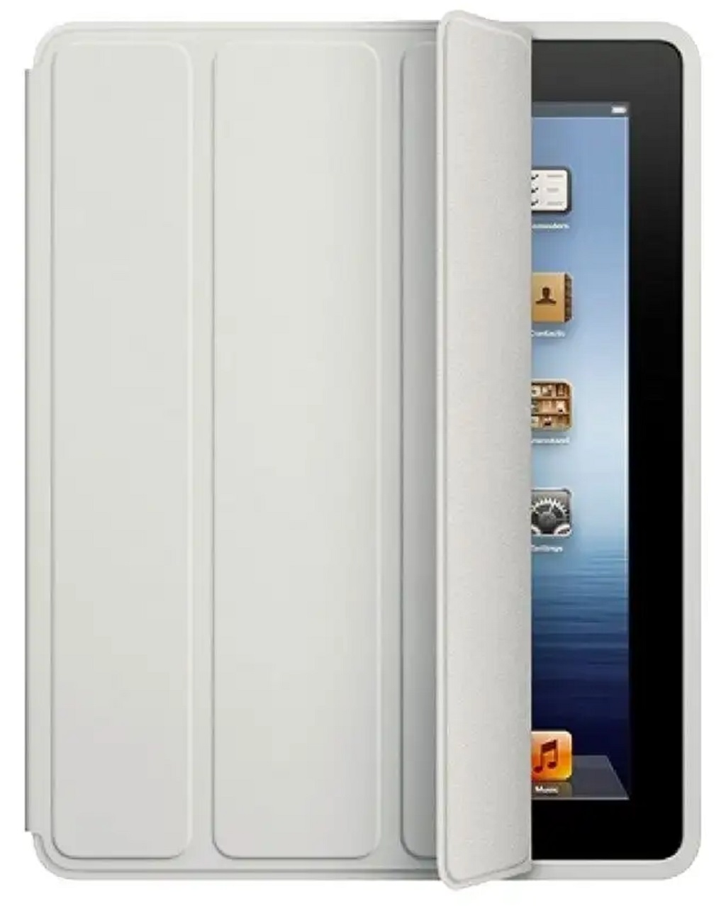 Чехол-книжка для iPad 10.2, светло-серый Фото 0