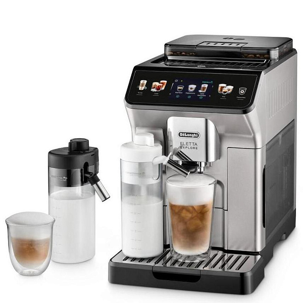 Кофемашина De'Longhi  ECAM 450.55 S, серебристый Фото 1