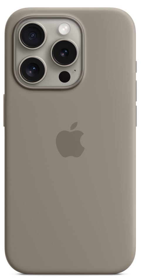 Чехол Apple для iPhone 15 Pro Silicone Case с MagSafe, Clay (MT1E3) Фото 0