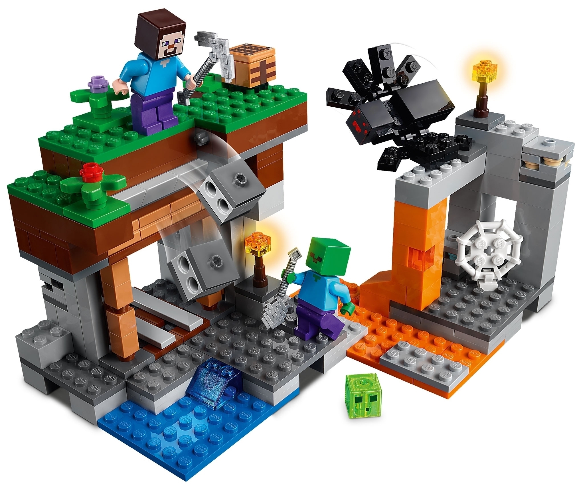 Конструктор LEGO Minecraft 21166 «Заброшенная» шахта Фото 2