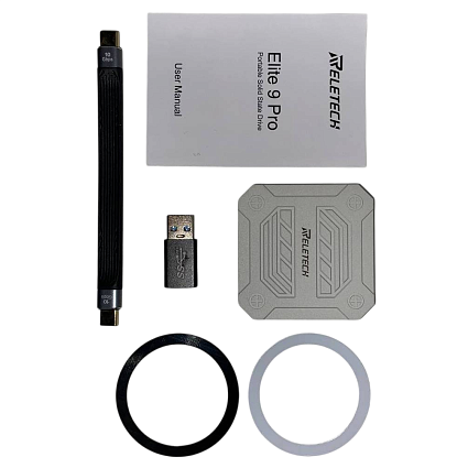 Внешний SSD Reletech Elite9 Pro Magnetic Portable 1 Тб, белый Фото 16