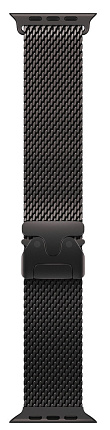 Ремешок для Apple Watch 49mm Milanese Loop M, черный (MXKG3) Фото 1
