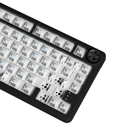 Беспроводная клавиатура CyberLynx RX75, Flow Blue Switch, серый Фото 29