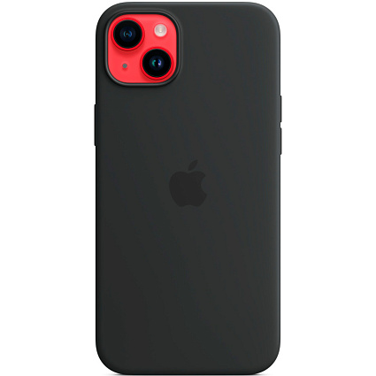 Чехол Apple iPhone 14 Plus Silicone Case with MagSafe, «темная ночь» Фото 4