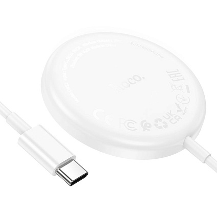 Беспроводное зарядное устройство Hoco CW52, белый Фото 2