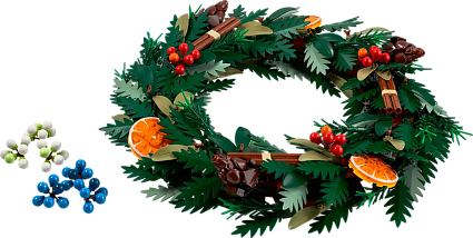 Конструктор LEGO Icons 10340 Wreath, Рождественский Венок Фото 3