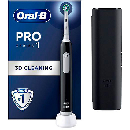 Электрическая зубная щетка Oral-B Pro Series 1, черный Фото 1