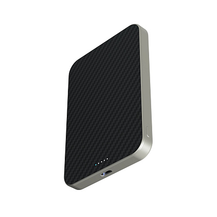 Внешний аккумулятор Magssory Powerbank Pride MagSafe 5000 mAh, титан Фото 2