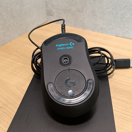 Игровая мышь Logitech G403 Hero Gaming, 25600dpi, черный Фото 5