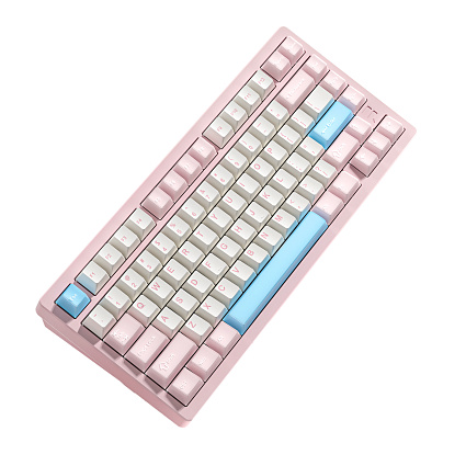 Беспроводная клавиатура CyberLynx F75 PRO ENG, розовый Фото 7