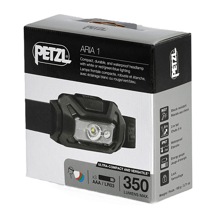 Налобный фонарь Petzl Aria 1 RGB, черный Фото 3