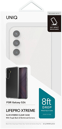 Чехол UNIQ LIFEPRO XTREME для Galaxy S24, прозрачный (GS24HYB-LPRXCLR) Фото 3