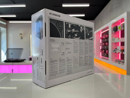 Виниловый проигрыватель Audio-Technica AT-LP60XUSB, серебристый Фото 10