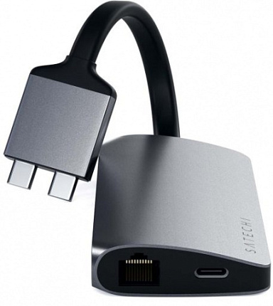 USB-концентратор Satechi Dual Multimedia Adapter (ST-TCDMMA) Фото 2