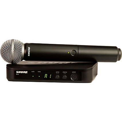 Микрофон Shure BLX24/SM58, черный Фото 1
