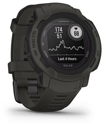 Смарт-часы  Garmin Instinct 2 Solar, графитовый (010-02627-00) Фото 4